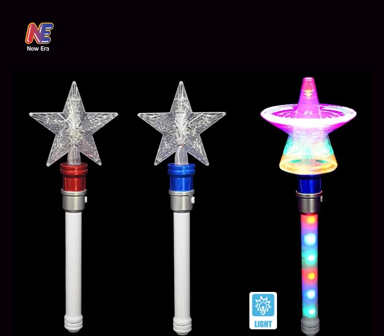 Bâtons Lumineux Led,Effet Flocons De Neige,Étoiles,Arcenciel