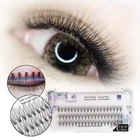 

Hot sale heat bonded cluster eyelash extension premade 10d volume eyelash fans