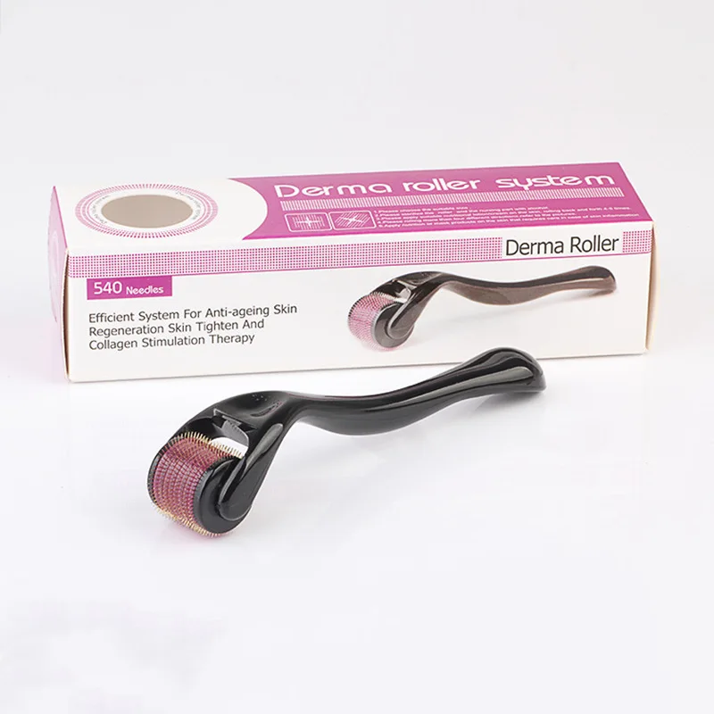 

2021 Hot Sale Medical Grade Derma Roller DRS 0.3mm 0.5mm Titanium Needles 540 Micro Needle Derma Roller for Improve Wrinkle