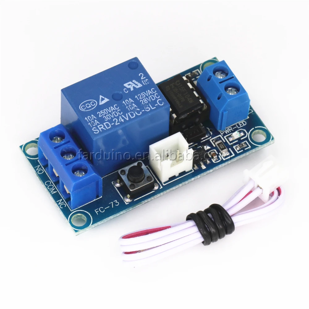 12V 1 Channel Latching Relay Module with Touch Bistable Switch MCU Control HOT 