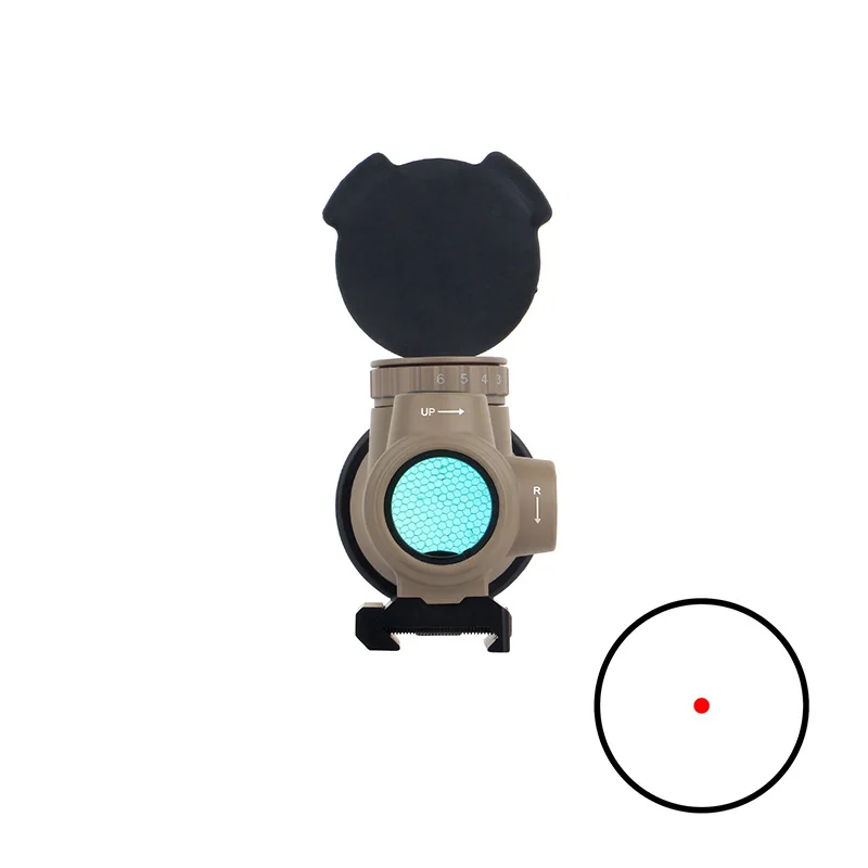 

Tactical 1x25 MRO mini holographic reflex red dot sight scope guns and weapons army, Desert