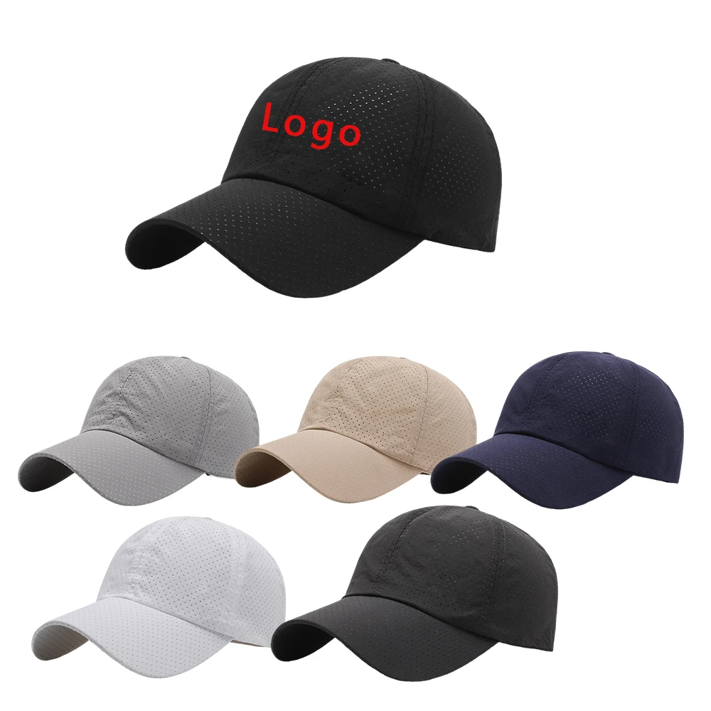 Quick-Dry Hat Men's Outdoor Thin Sun Hat Advertising Promotional Summer Breathable Lightweight Baseball Cap