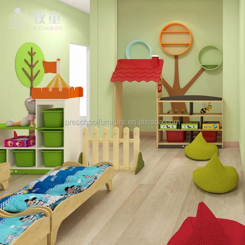 Nursery School Equipment Indoor Children Care Center Furniture For Hot