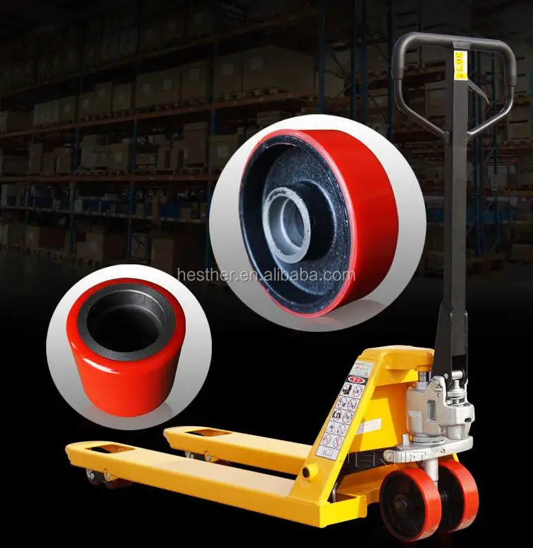 80x60 Handle Pallet Truck Load Wheels Manual Forklift Pallet Jack
