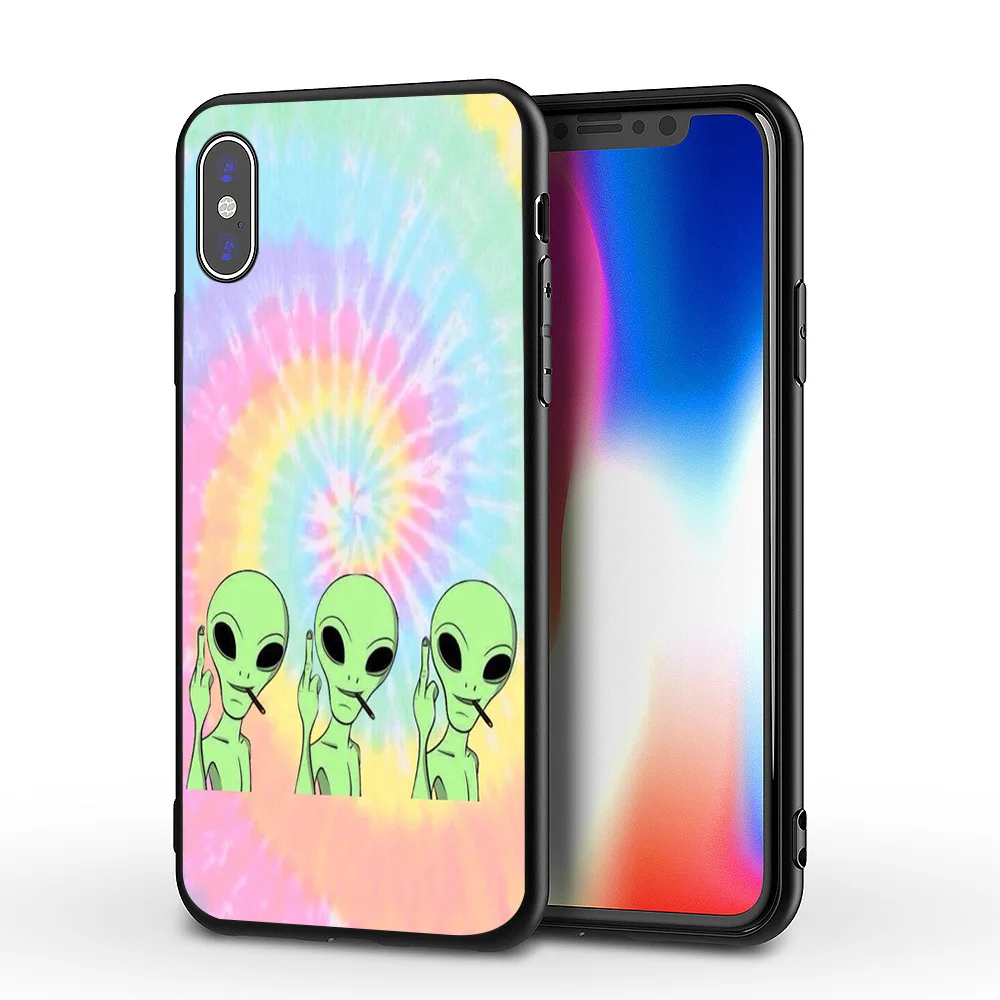 

New Design Cartoon Alien Soft TPU Phone Case for iPhone12mini 12 pro Cover, Customised