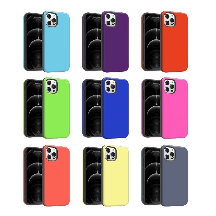

Tpu Pc Phone Cover Antishock Plain Casing Phone Cases For Cover Iphone 12 Pro Max