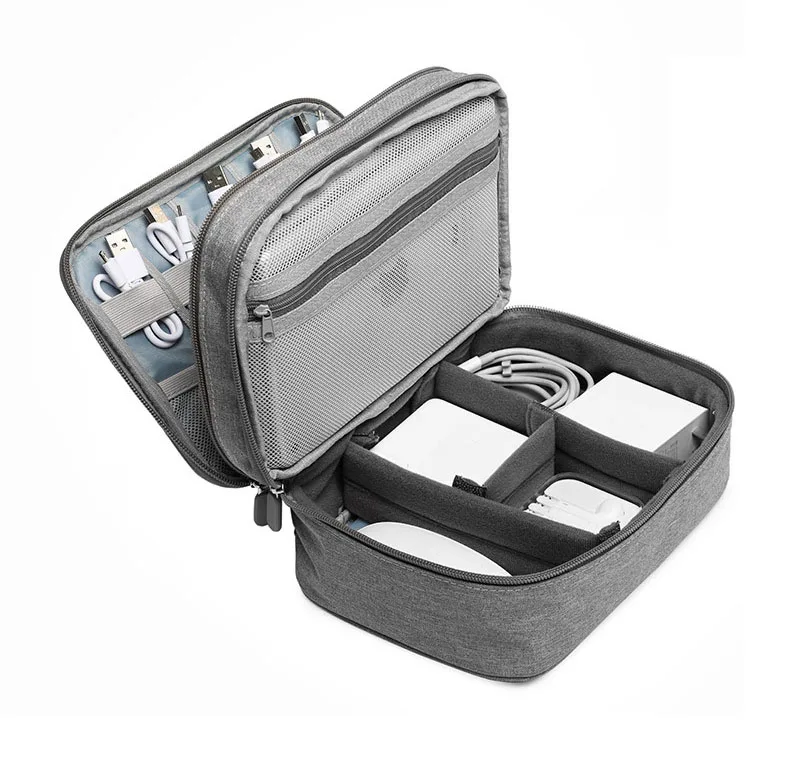 

Customized portable wire cable organizer holder bag,charging usb cable organizer box,nylon Travel Universal Cable Organizer bag