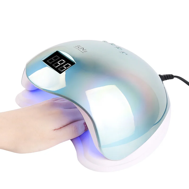 

New Design Sun5 48w Gel Polish Dryer Holographic Color Nail Lamp Electric Automatic Nail Lamp Machine