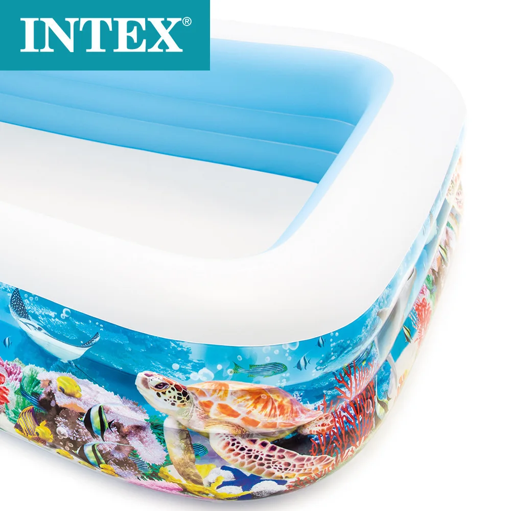 

Original Intex 58485 Inflatable Swimming Pool Above Ground SEALIFE SWIM CENTER POOL