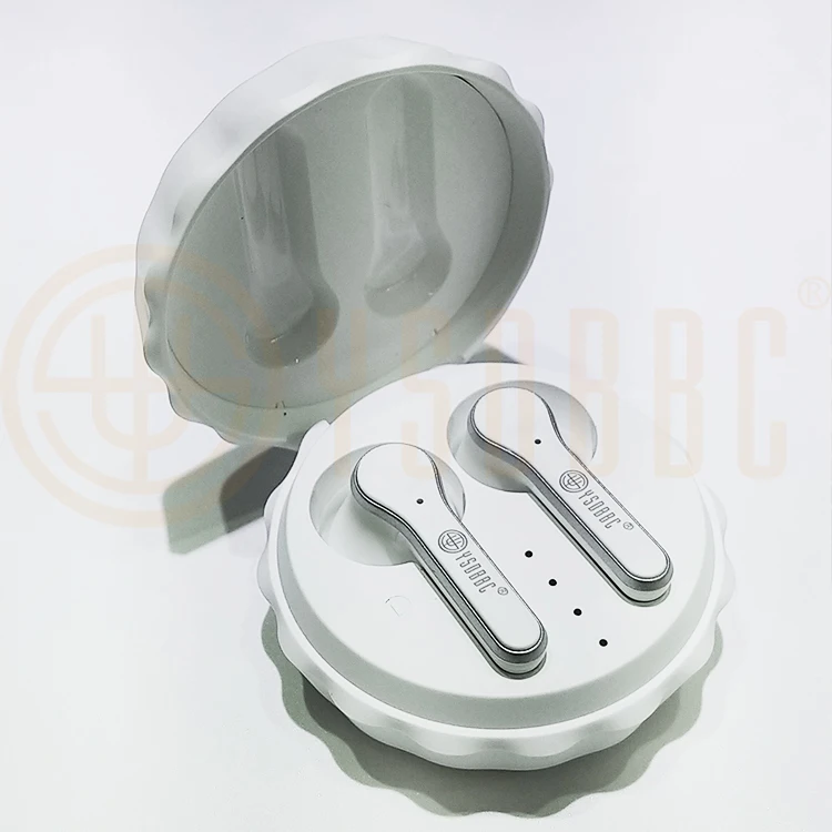 

YSDBBC Ipx5 Waterproof In Ear Earphone Earbuds With Charging Box Custom Logo Headphone Chip Gaming Earphone, White black