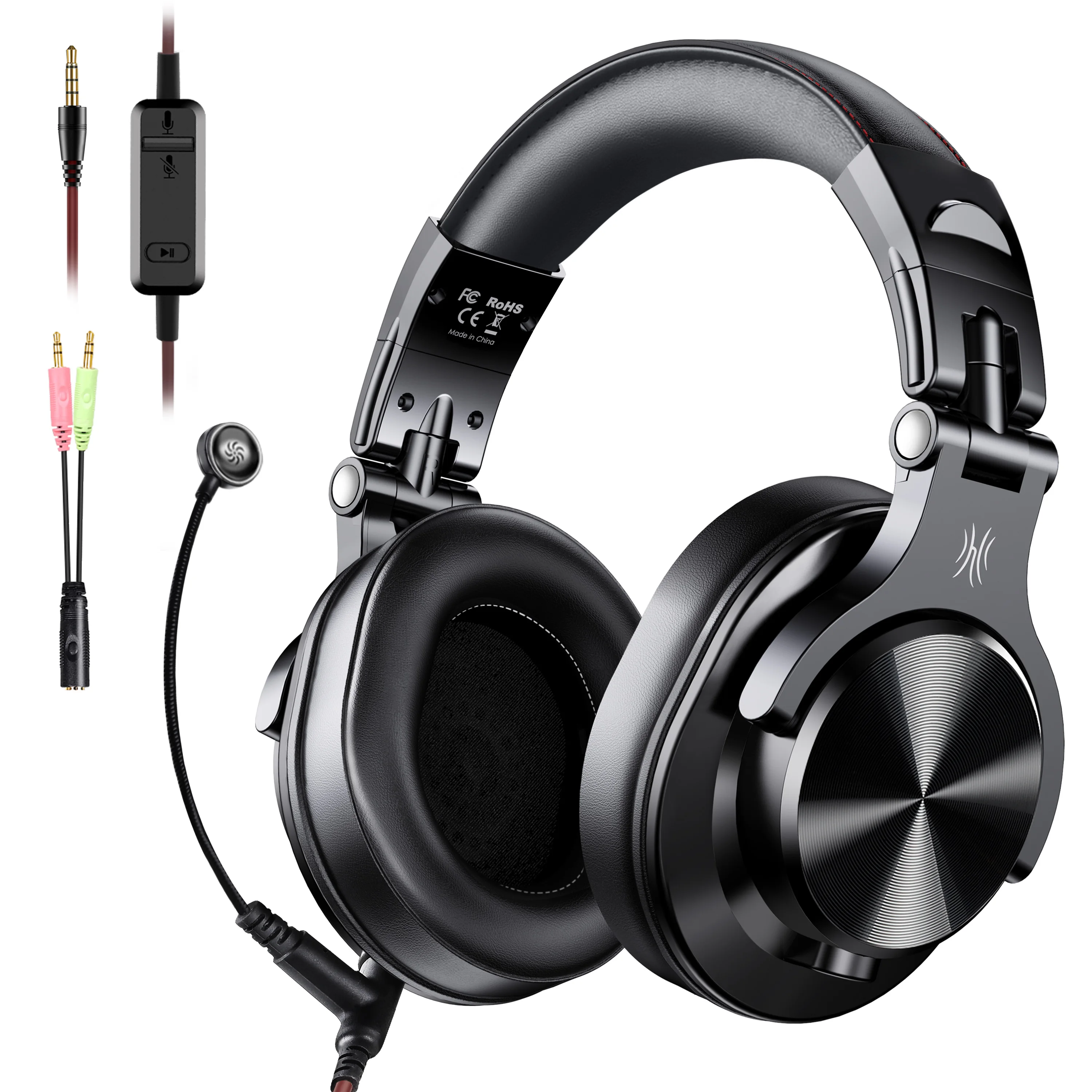 

OneOdio A71 Gaming Headset Studio DJ Headphones Stereo Over Ear Wired Headphone With Microphone For PC