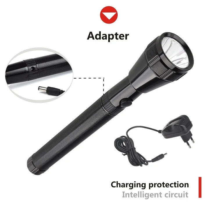 Led Rechargeable Power Light Japan Torch Light Tactical Flashlight ...