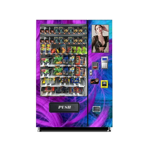 
Top sales eye lashes vending machine with advertising screen monitor 