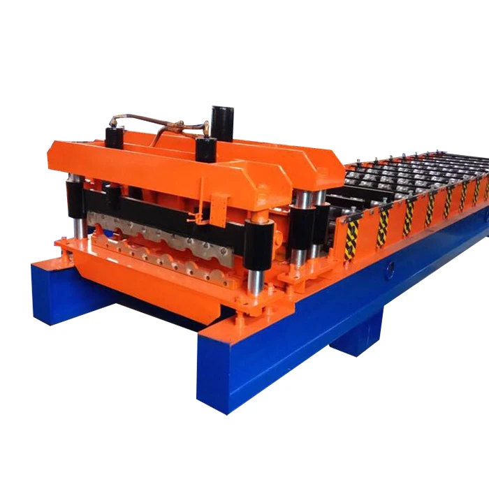 
Glazed metal roof sheet corrugated tile roll forming machine 