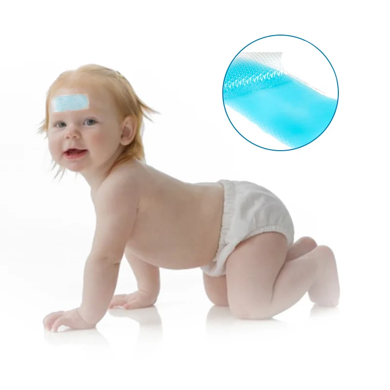 

china product baby care fever reducing patch free sample hydrogel fever cooling patch cool patch for fever