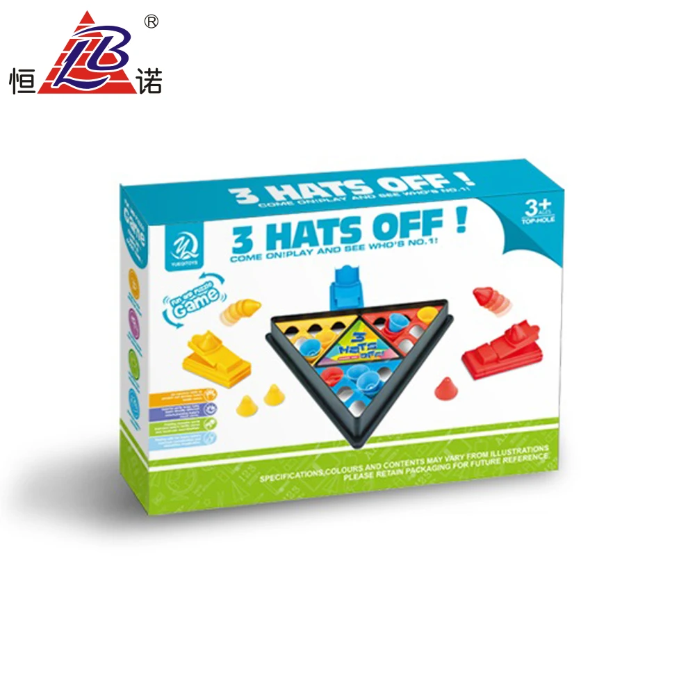 

3 Hats Off Gaming Desk New For Children Toys Gaming Desk 2021 With 10P, Yellow,blue,black & red