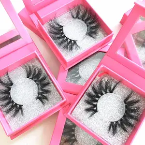 Professional quality private label lashes3d wholesale mink eyelash vendor, 100% real mink fur 3d lashes 2