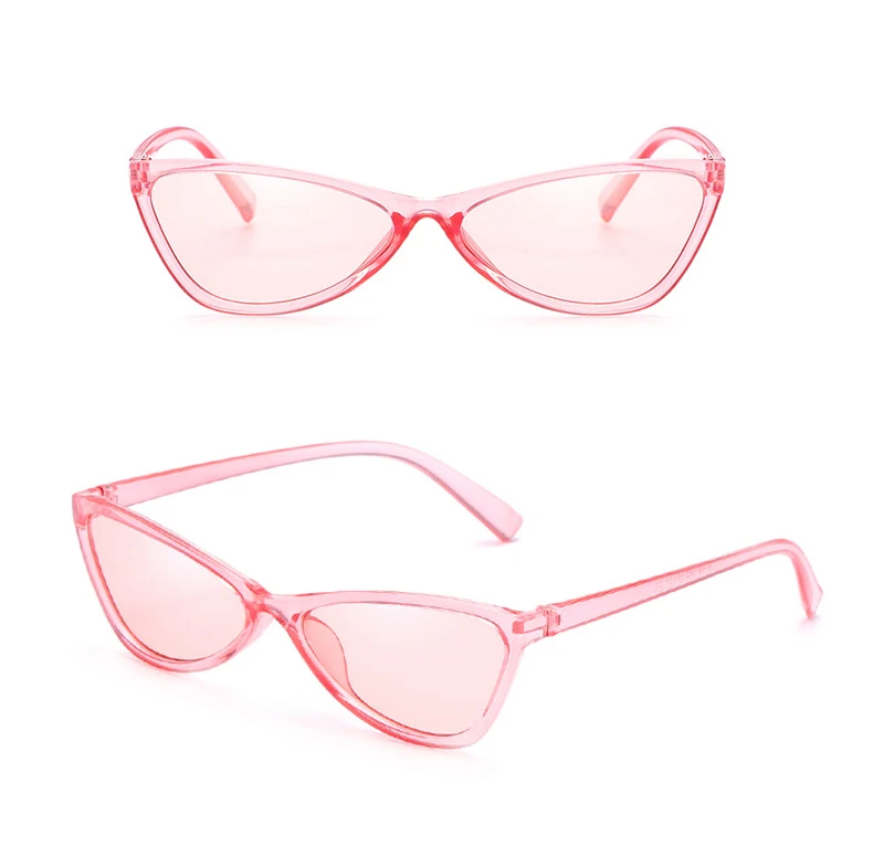 Trend Personality OEM Ocean Lens Small Cat Eye Frame Ladies Sunglasses