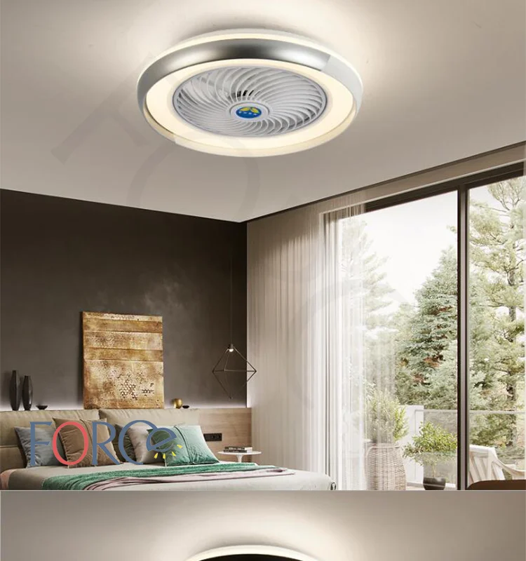 ABS Blades Traditional decorative lighting dimmable remote controller ceiling fan with led light