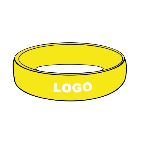 

Factory Wholesale Silicone Custom Silicone Rubber Wristband, Customized color