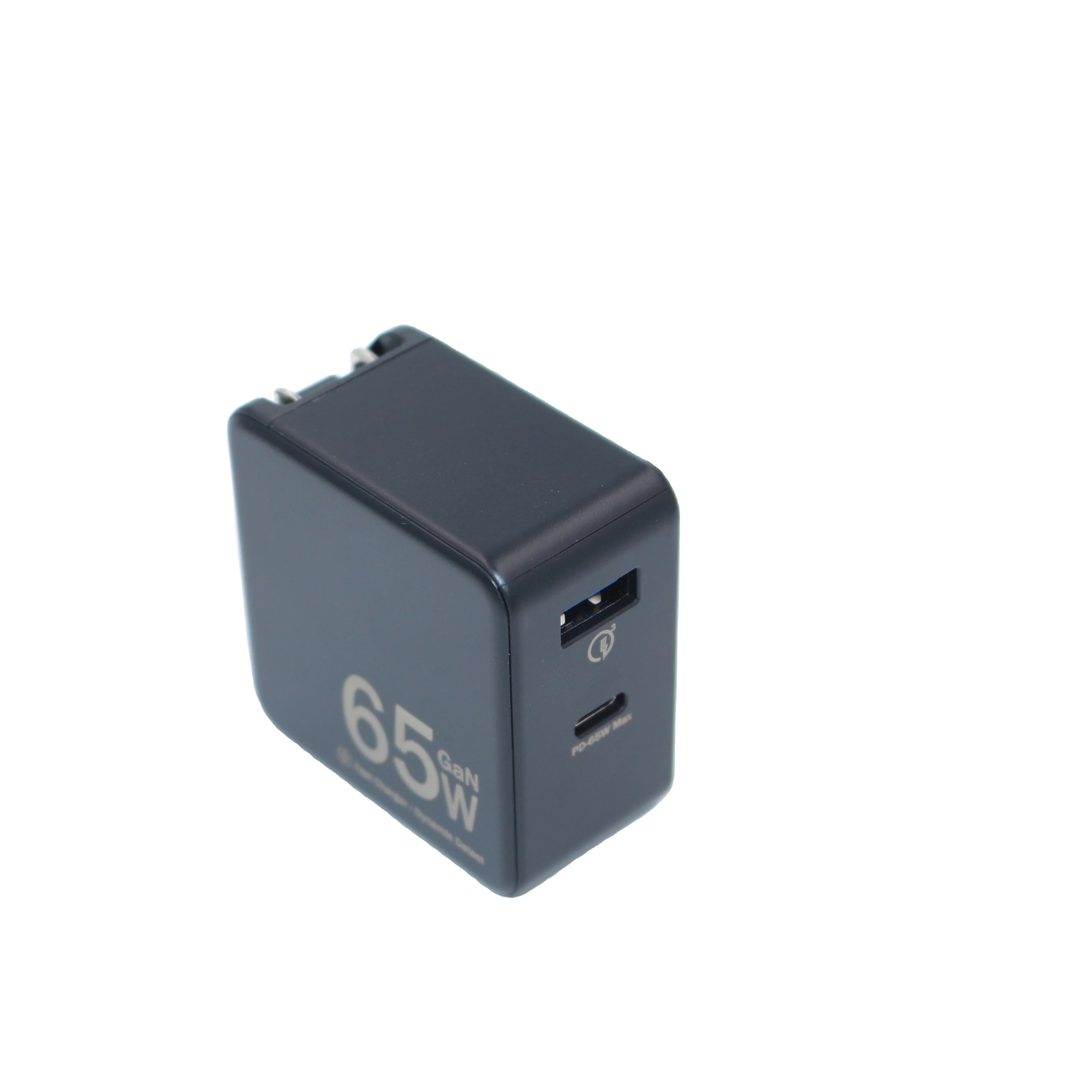 

2 port GAN 65W Type-C PD 25w pps portable charger OEM QC3.0 Fast Charger