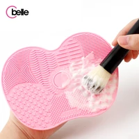 

Wholesale Makeup Tools Popular Beauty Cosmetic Pad Washing Scrubber Silicone Makeup Brush Cleaner Mat