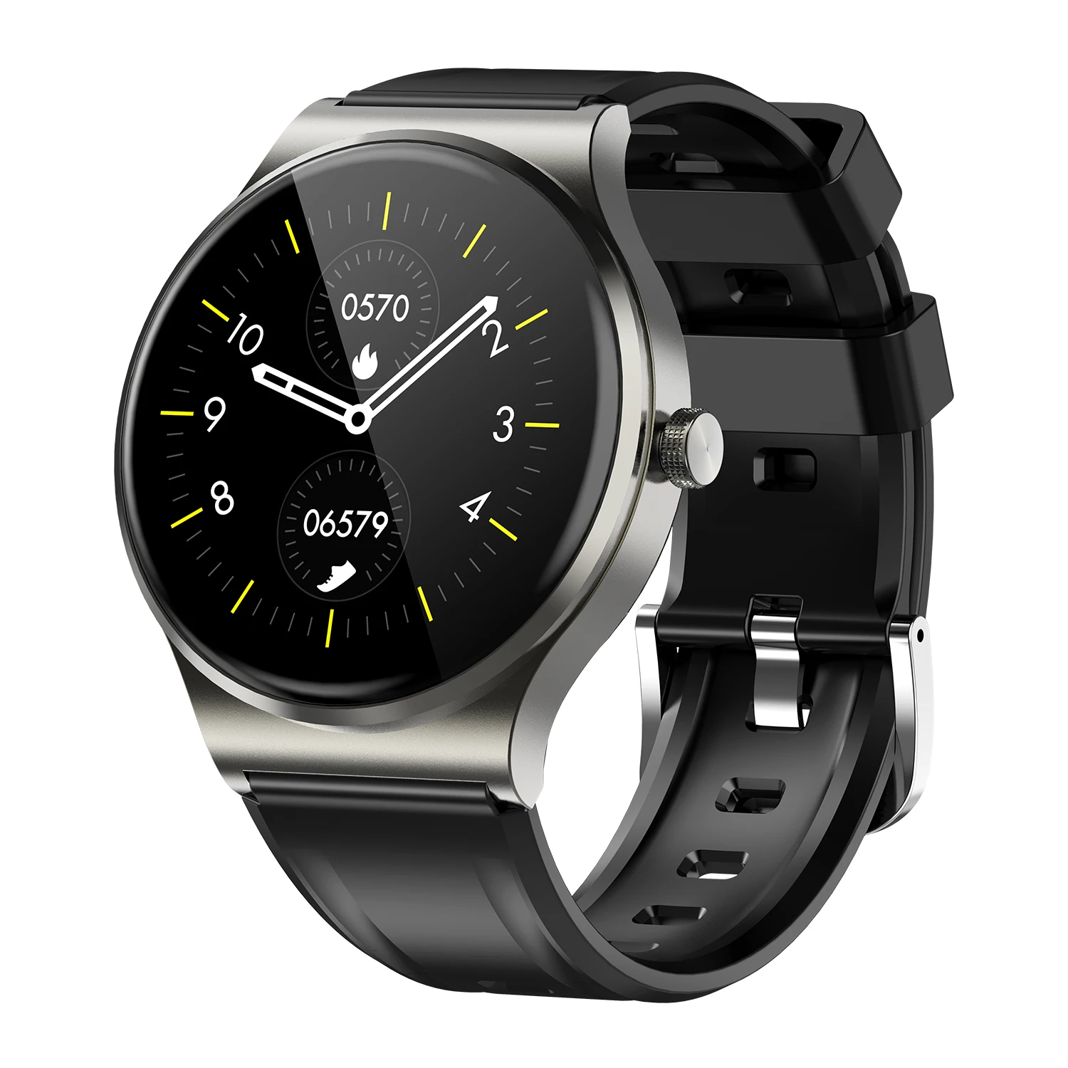 

New arrival ip67 sports fit touch screen round smart watch bracelet for women