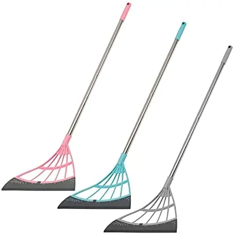 

Multifunction Magic Broom 3 in 1 Soft Silicone Broom Easily Dry The Floor Surface and Remove Dirt and Hair, pet Hair Remover