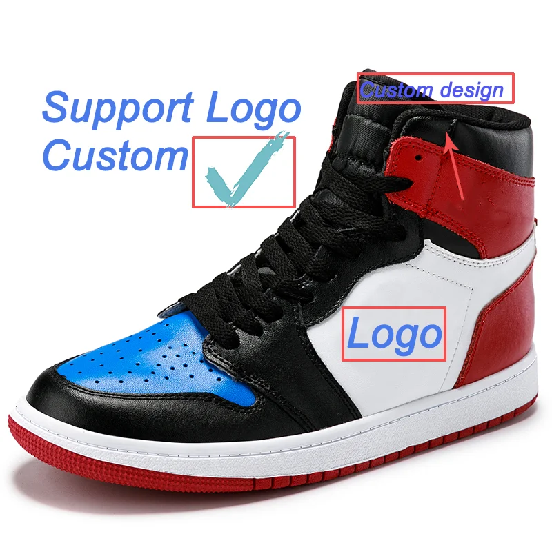 Logo Personnalisé De Conception De Haute Qualité Hommes Panier de Basket JORDAN, A personnaliser avec votre logo