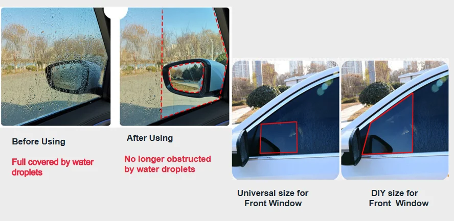securing a car window reflector