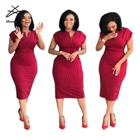 

LD0019 Fashion African fashion women work dresses formal office lady dresses