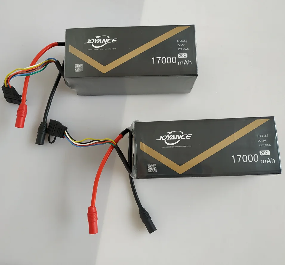 

6S 17000mAh 23000mAh 12S 22000mAh High quality long life Lipo battery for agricultural spraying drone, Black