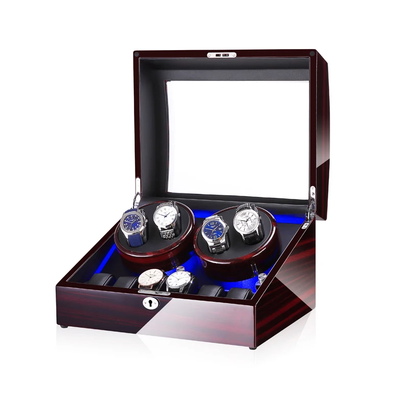 

Time partner watch rotating watch winder box to protect watches with motor luxury, Customized