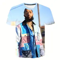 

The Latest T-shirts Nipsey Hussle High Quality Tshirts 3d Men Clothes Hip Pop Top Hot Sales Short Sleeve Tshirt Punk Tshirt