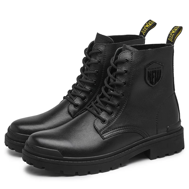 

Men's Retro rest tooling boots Top leather Martin boots 38-44