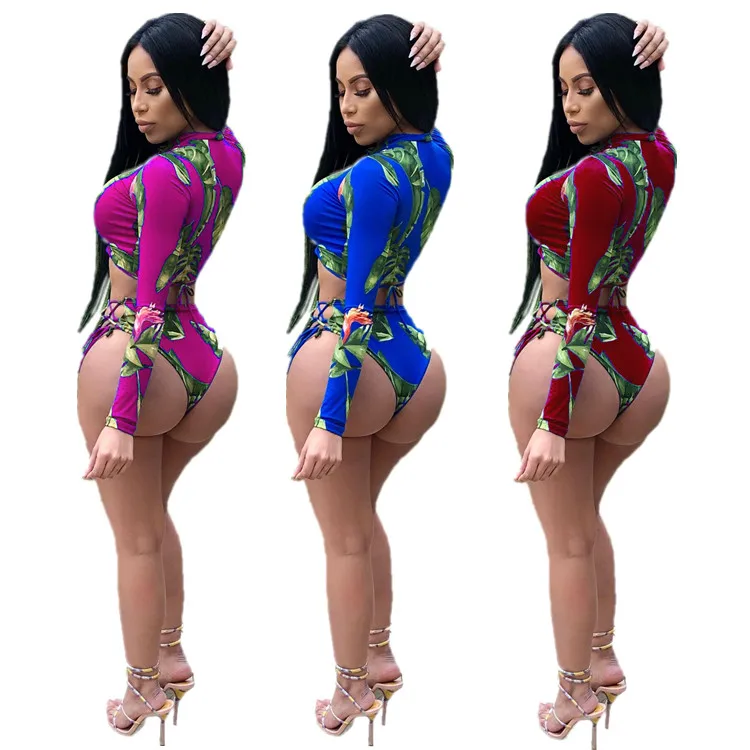 

New Cross-Border Women'S European And American Sexy Skinny Beach Swimsuit, 3 colors