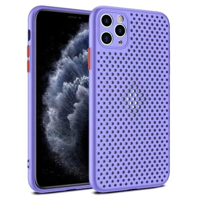 

New Protective Breathable Soft Heat dissipation cell phone Case For iPhone 6 6s 7 8 plus X Xs Xr 11 12 pro max for samsung