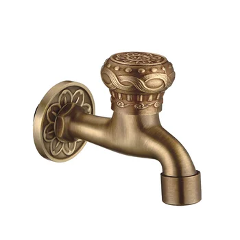 Retro Wand Halterung Messing Dekorative Außen Antiken Wasserhahn