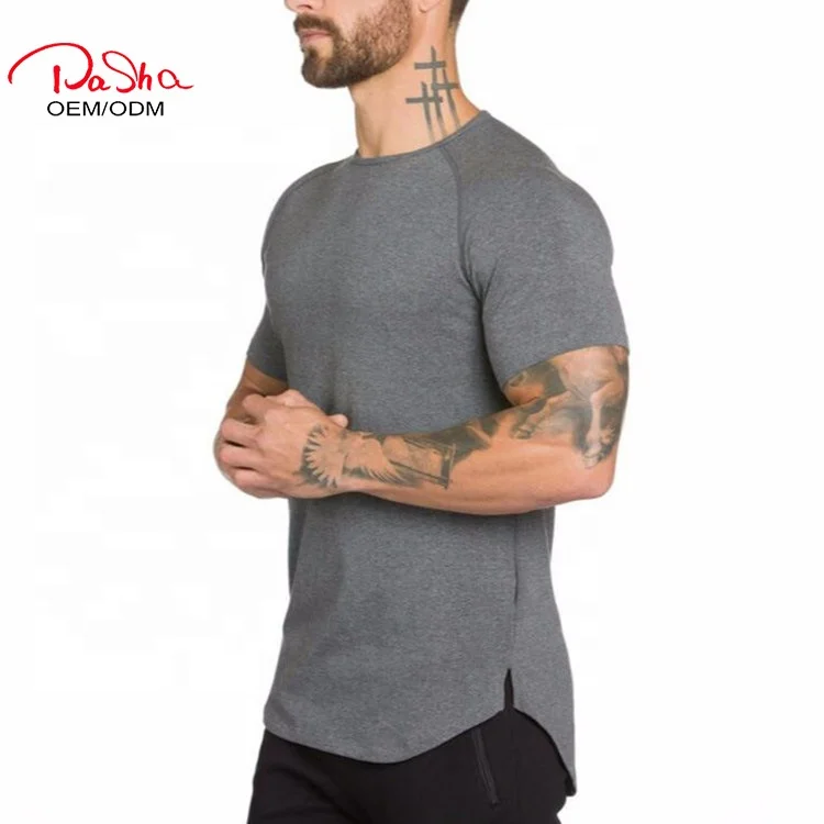 

Custom Your Own Logo Men's Cotton Workout Fitness Gym Running Sports T Shirt, 5colors