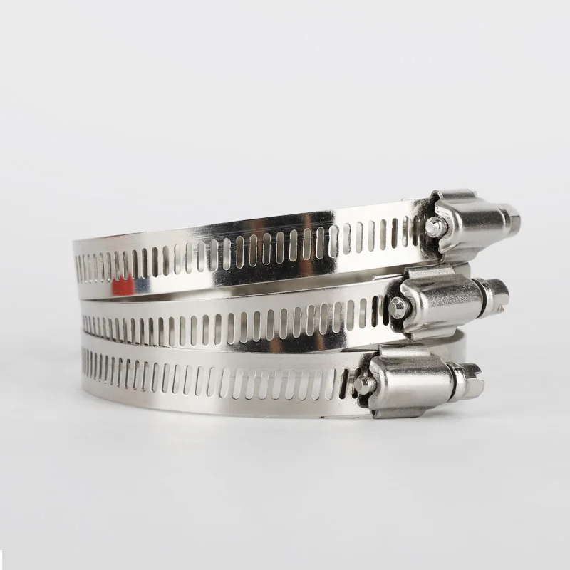 
HVAC system stainless steel Heavy Pipe Fitting American Type Hose Clamp plastic clamps clips 