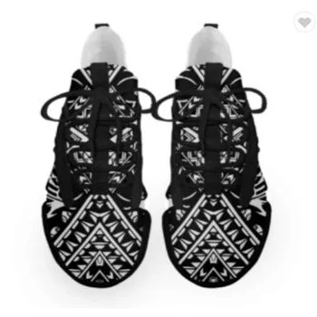 

Top Sale Man Outdoor Casual Shoes Custom Polynesian Tribal Pattern Most Popular Mesh Sneakers Casual Custom Men Shoes Fashion
