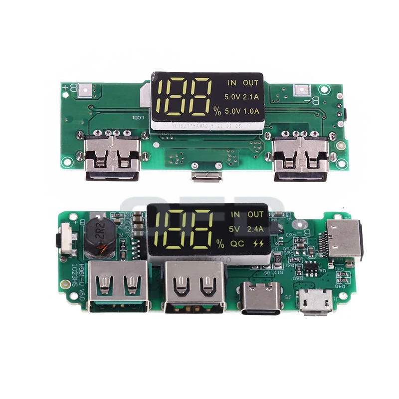 

New Stock Charger Module 5V 2.4A/5V 2A 1A Lithium Battery Micro USB Charging Board 18650 Charging Board