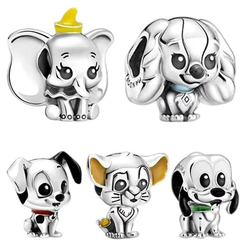 

anibracelet for beaded charms bracelets puppy elephant 2021 new wholesale 925 sterling silver jewellery for woman beads