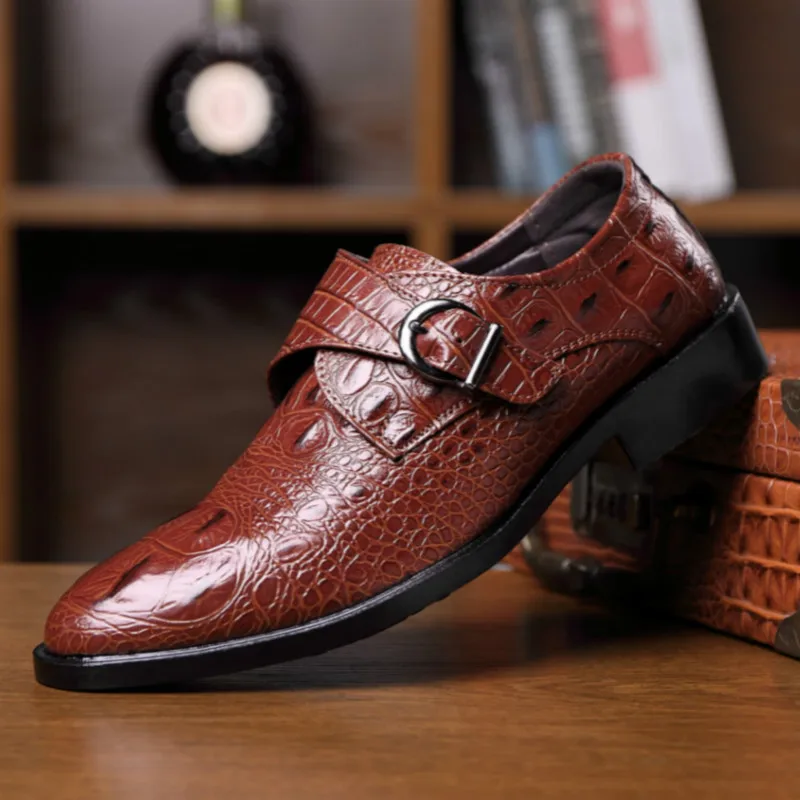 

Luxury Business Dress Microfiber Leather Rubber Men Formal Shoe Leather Shoes