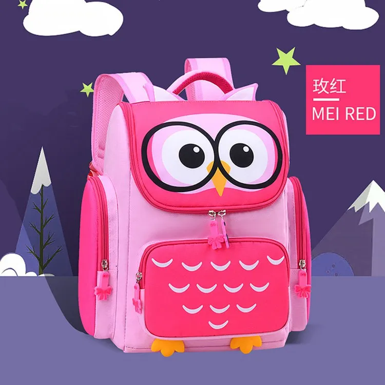 

Spinal Protection Fashionable Durable Boy girl owl School Bags for Elementary Students, Custom color