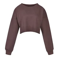 

Wholesale stylish cotton crop top pullover hoodie for women from China