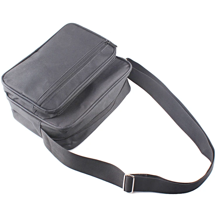 

Tool Bag with Shoulder Strap Work Zippered Professional Electricians Tools Storage Pouch, As photo