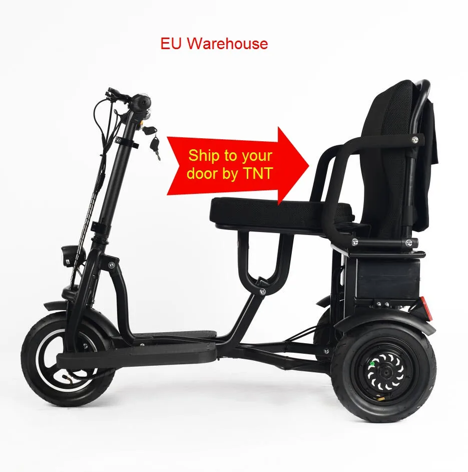 

portable 3wheel four wheel foldable lithium battery mobility electric scooter for elderly, Customerized