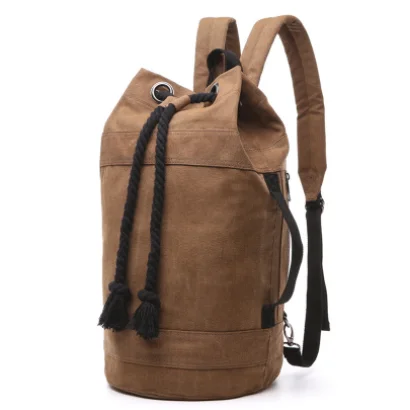 product-mochilas 2020 new Mens Bag Mens Backpack Mens Schoolbag Canvas Shoulder Fashion Couple Bucke
