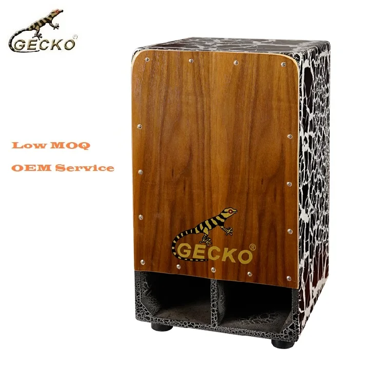 

Gecko support customization adult bass percussion instrument cajon drum